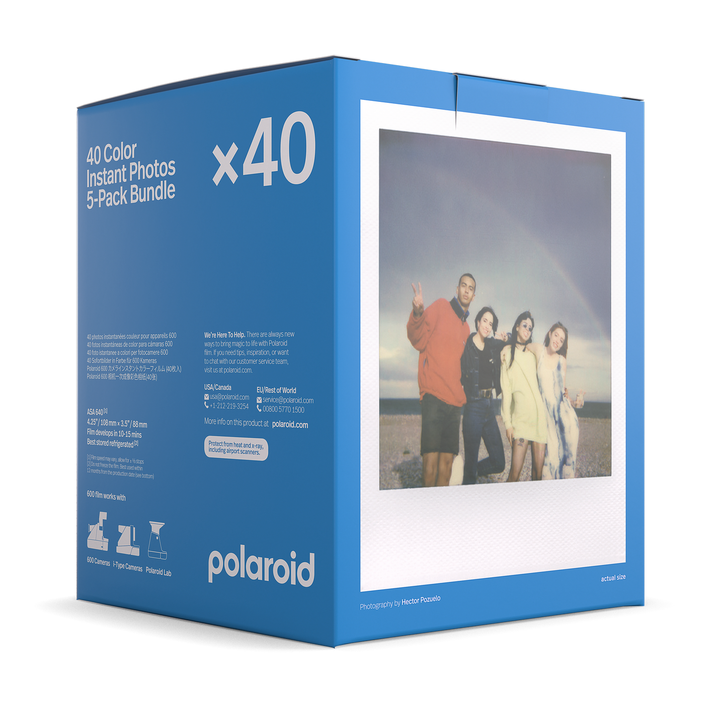 Color Film for 600 - Five Pack (40枚入り)(予約販売)