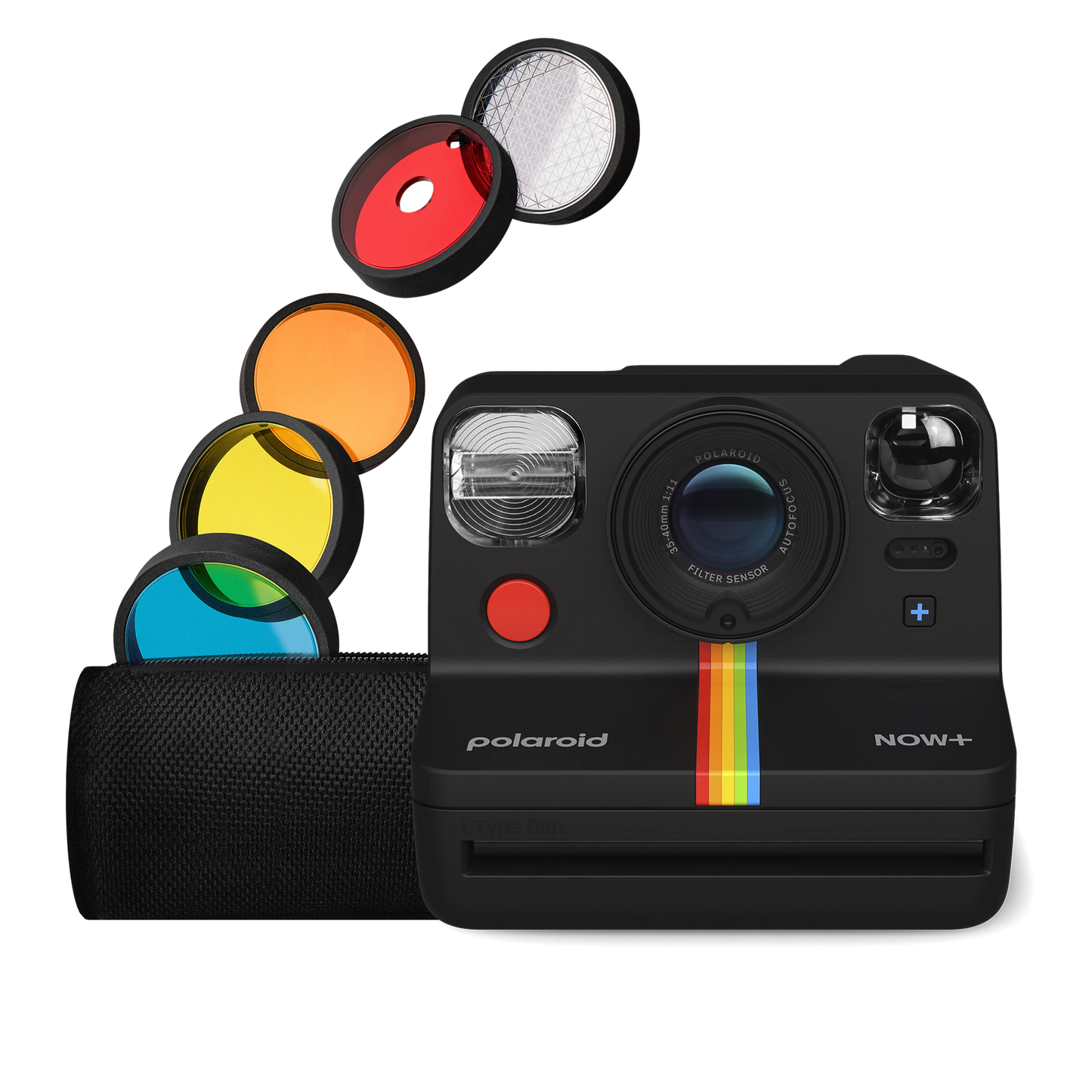 Polaroid Now+ 第2世代 i-Type インスタントカメラ + 5 lens Filters Forest Green