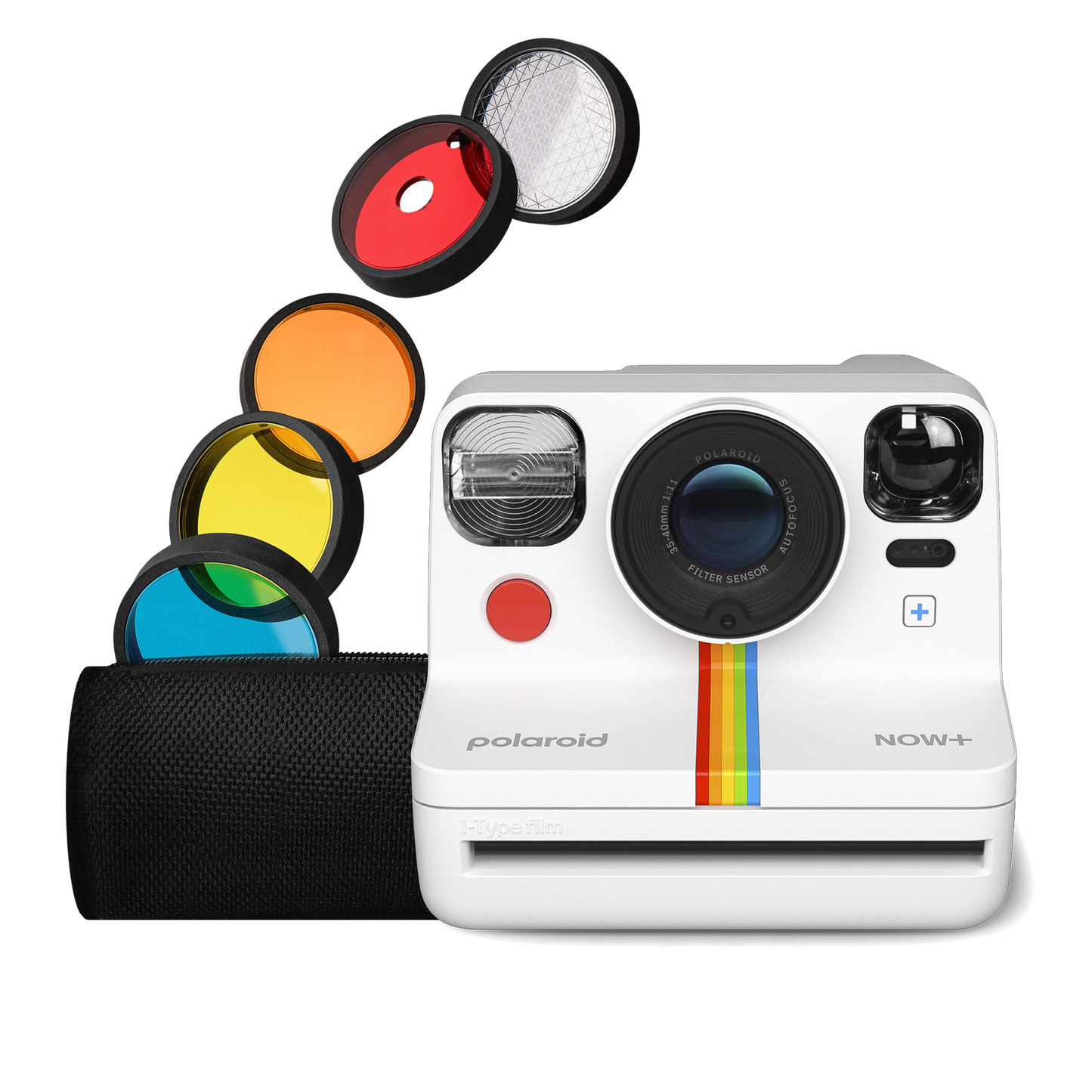 Polaroid Now+ 第2世代 i-Type インスタントカメラ + 5 lens Filters Forest Green
