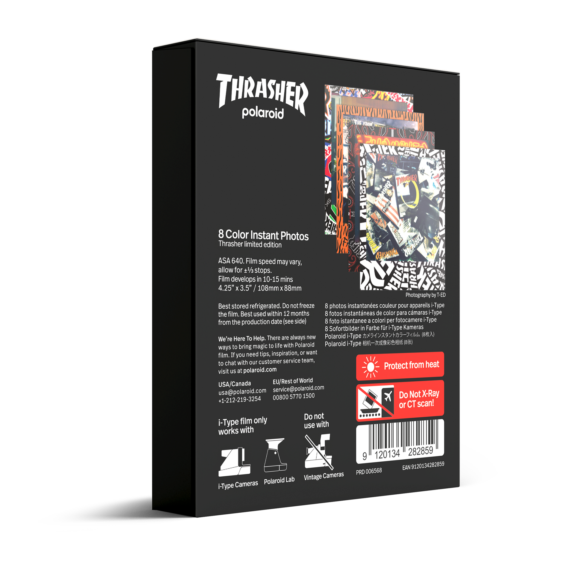 Color i-Type Film – Thrasher Edition | ポラロイドフィルム – VISTAL Color i-Type Film – Thrasher Edition | ポラロイドフィルム – VISTAL