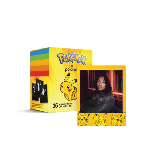 Polaroid Go Color Film ポケモン ピカチュウ特別デザイン ダブルパック(16枚入り)