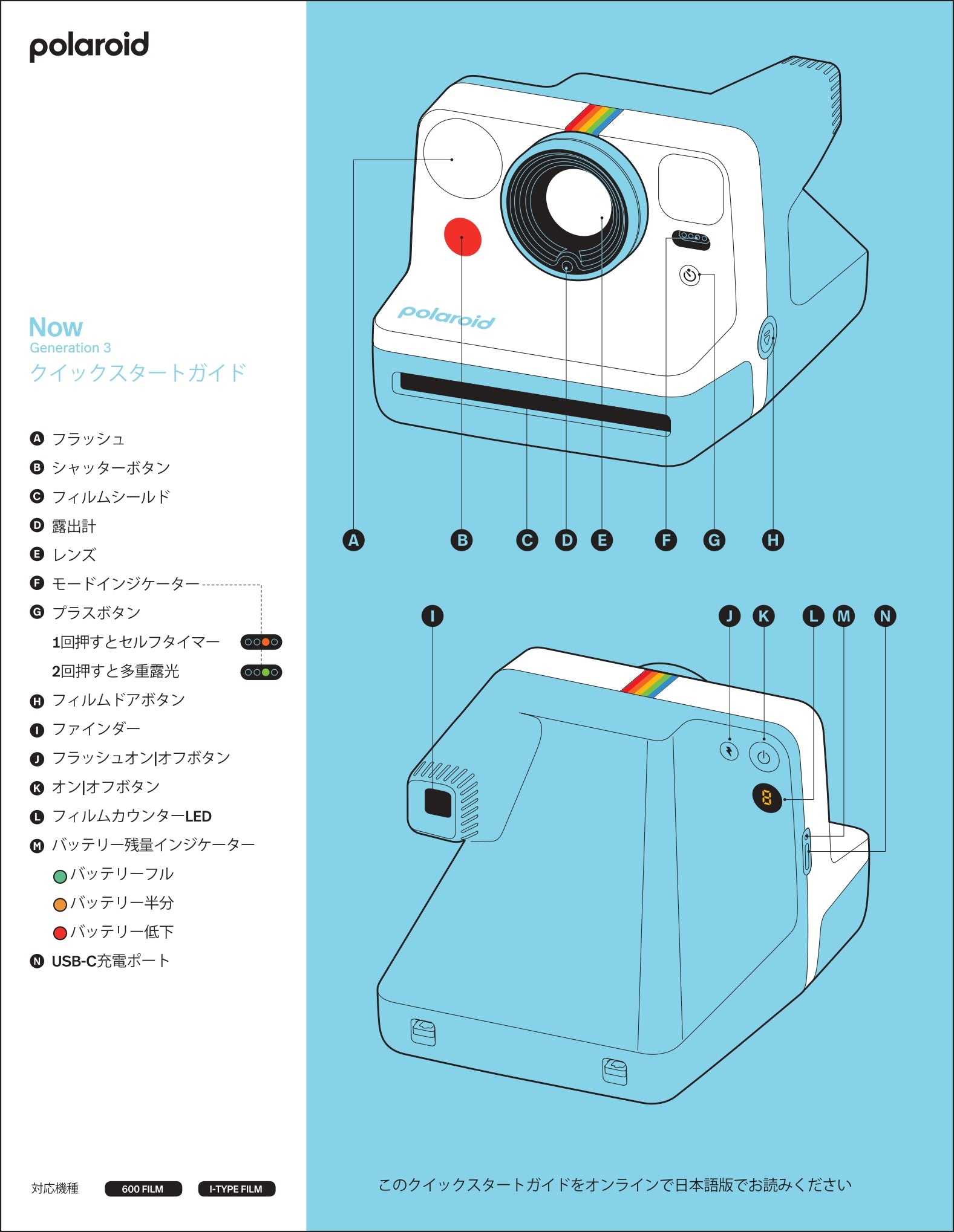 Polaroid Now Generation 3 使用方法 – VISTAL VISION / Polaroid 公式