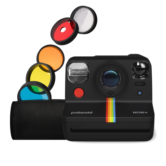 Polaroid Now+ Generation 2 i-Type Instant Camera + 5 lens filters Black