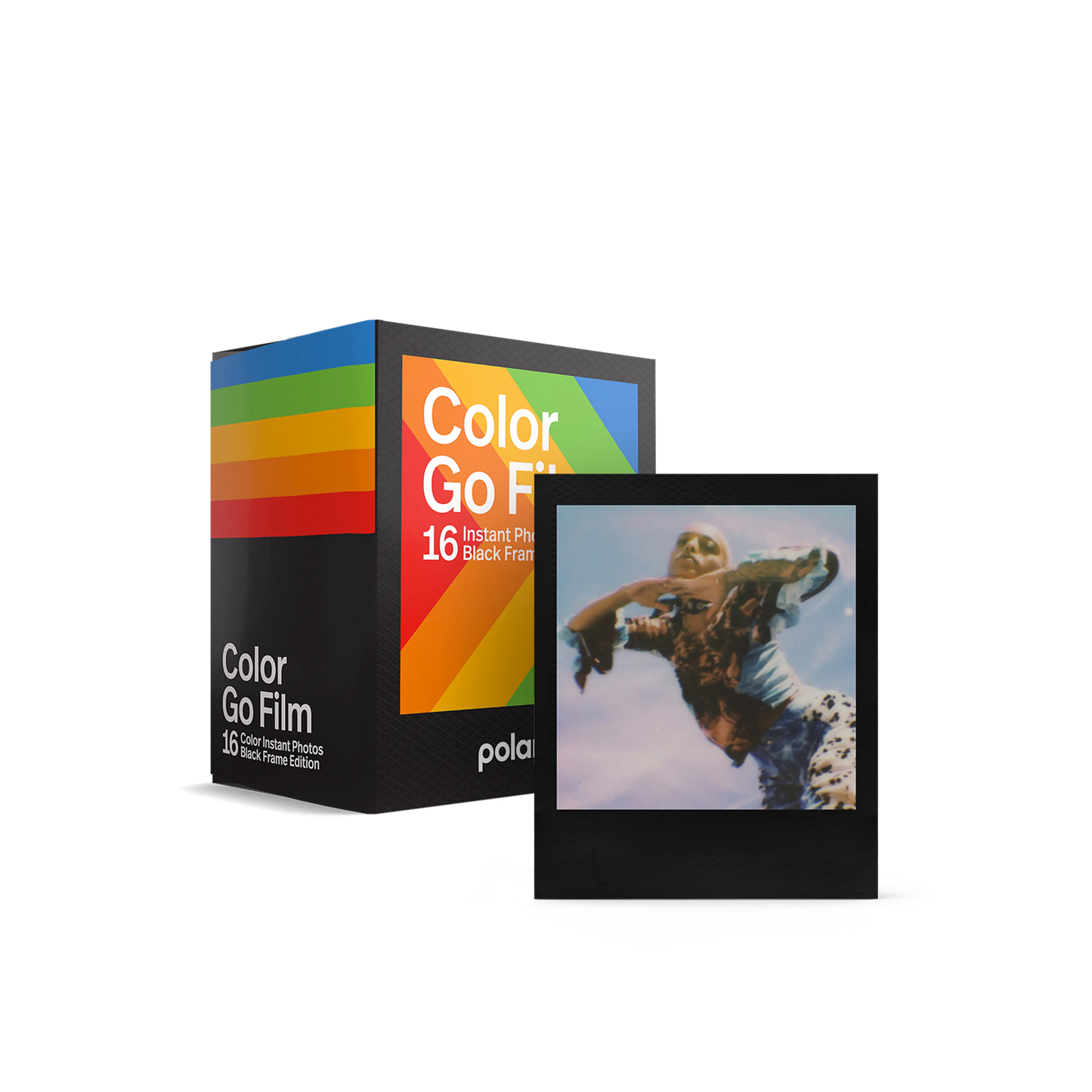 Polaroid Go Color Film Double Pack - Black Frame Edition (16枚入り)