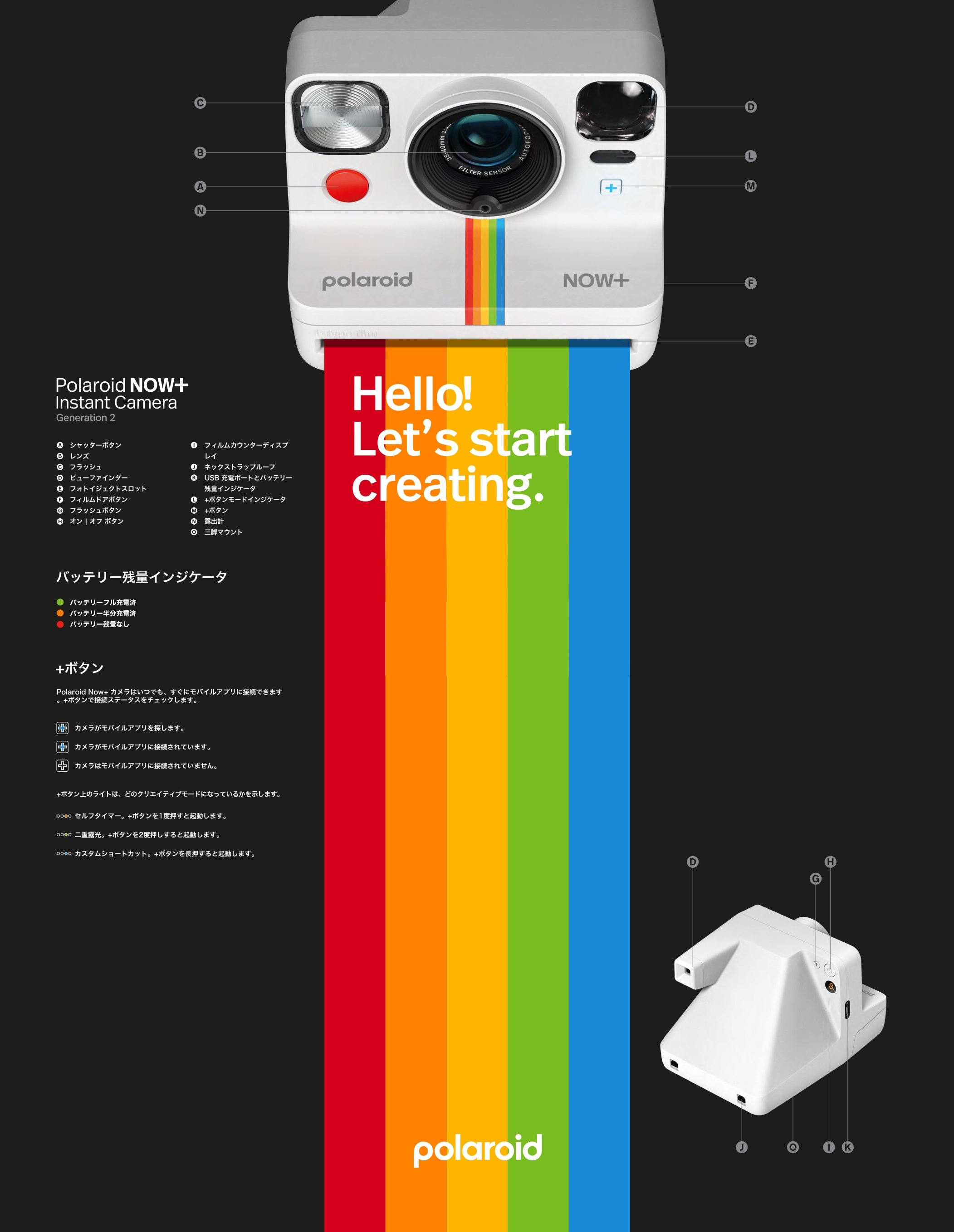 Polaroid Now+ Generation 2 使用方法 – VISTAL VISION / Polaroid